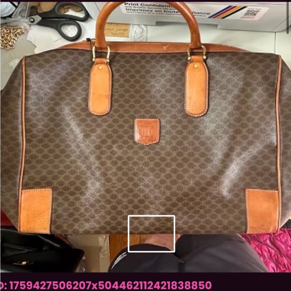 Vintage Celine authentic travel bag excellent condition